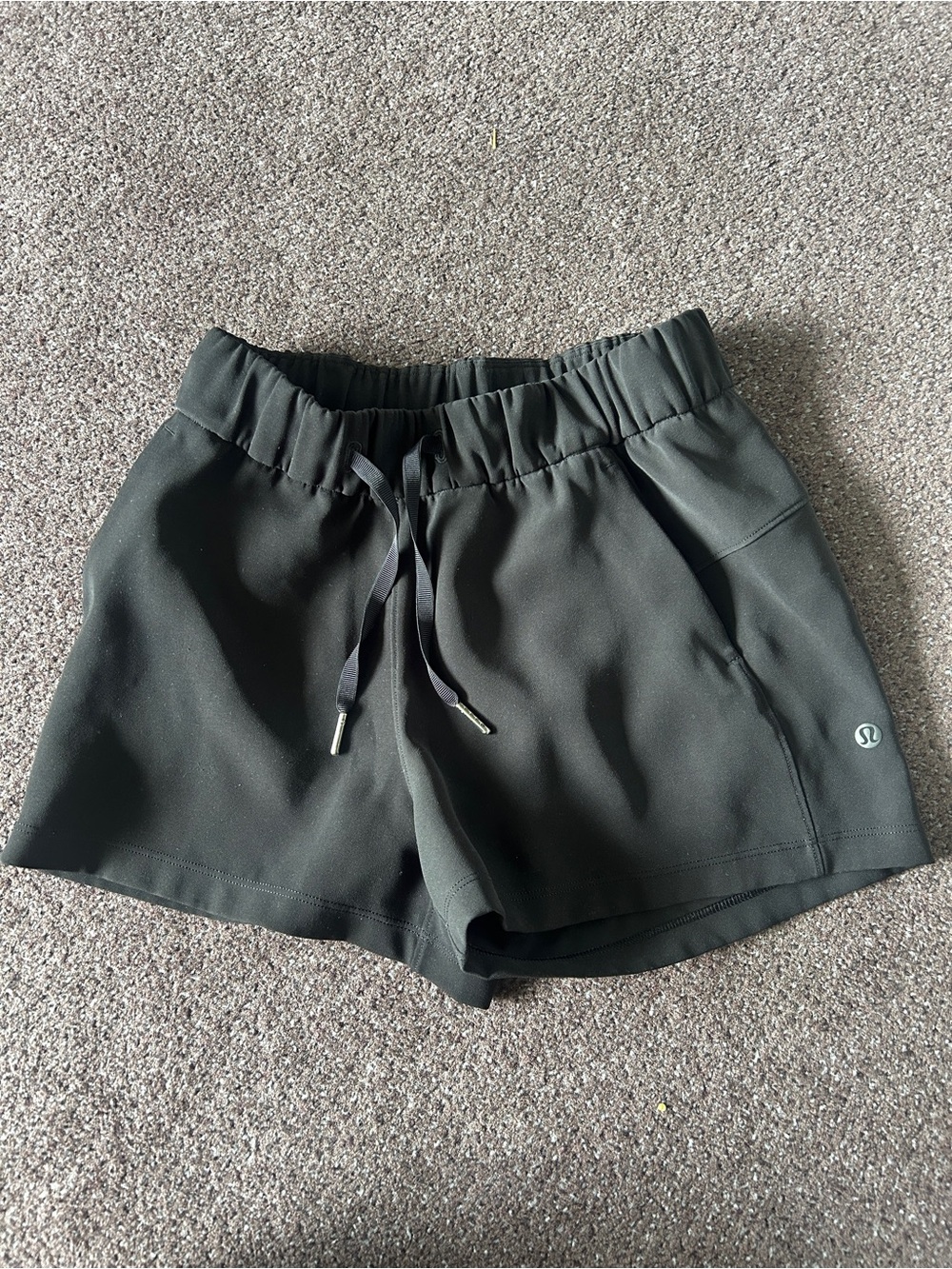 lululemon athletica Black Women's Drawstring Shorts